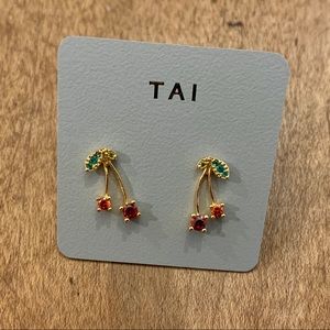 TAI Cherry Stud Earrings